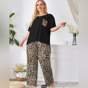 NEW Leopard print Pajama Set